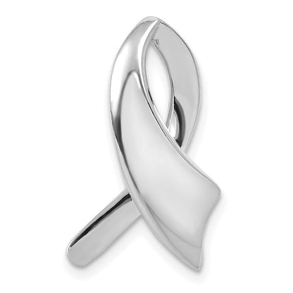 14k White Gold Slide Pendant for Women