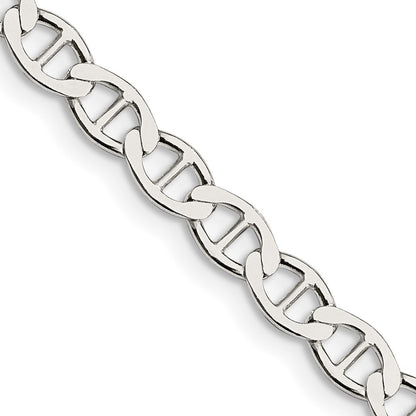 Sterling Silver 4.75mm Flat Anchor Chain Necklace