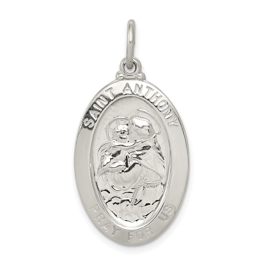 Sterling Silver Saint Anthony Medal Pendant Holiday Gift for Women