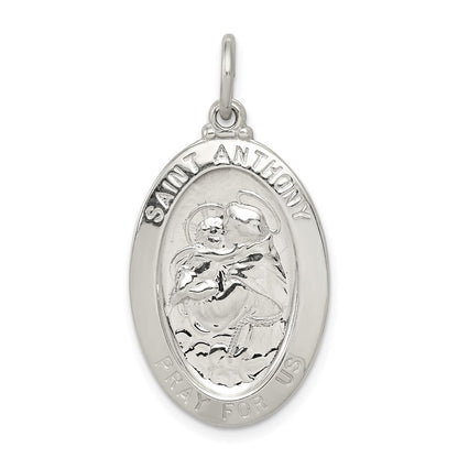 Sterling Silver Saint Anthony Medal Pendant Holiday Gift for Women