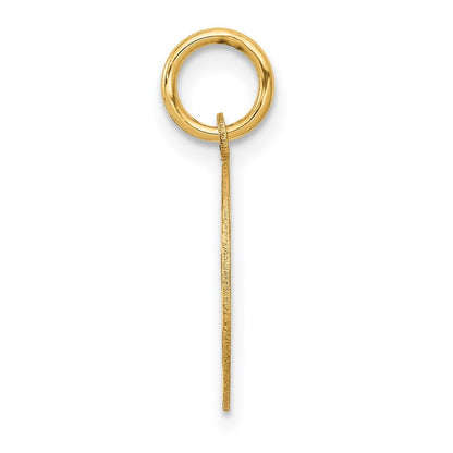 14k Yellow Gold Small EMT Medical Charm Pendant