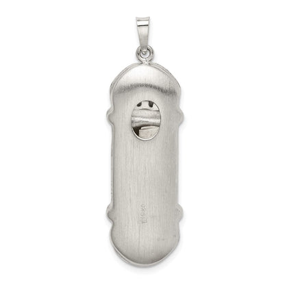 Sterling Silver Fancy Mezuzah Pendant Holiday Gift for Women