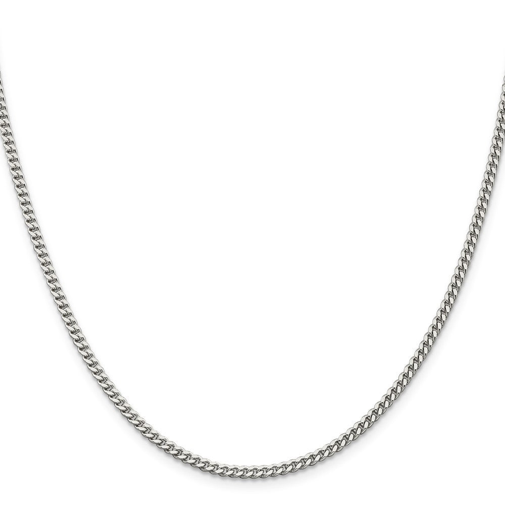 Sterling Silver 3mm Curb Chain Necklace