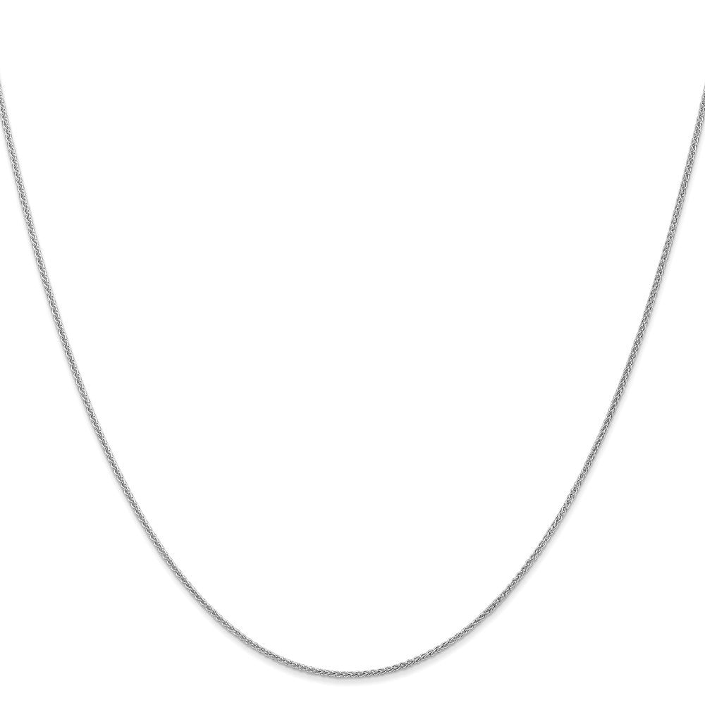 14K White Gold 24 inch 1.05mm Spiga Chain Necklace