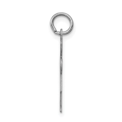 14k White Gold Kid Charm Pendant for Women