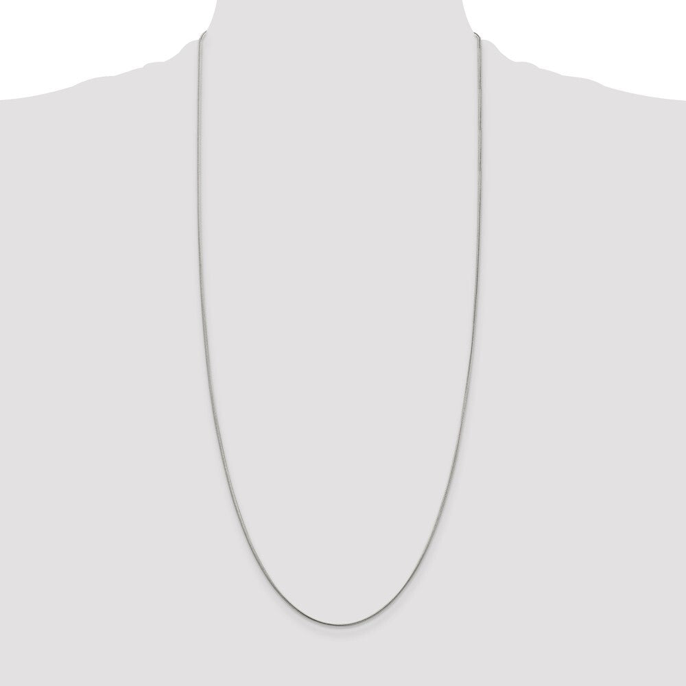 Sterling Silver 1mm Snake Chain