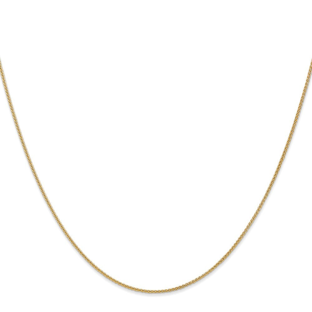 14k Yellow Gold 26 inch 1.05mm Spiga with Lobster Clasp Chain