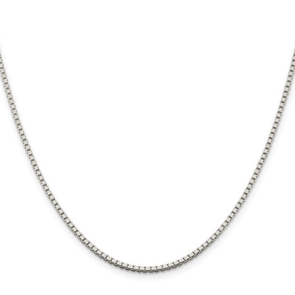 Sterling Silver 1.75mm Box Chain Necklace