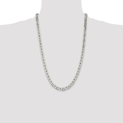 Sterling Silver 6.5mm Flat Anchor Chain