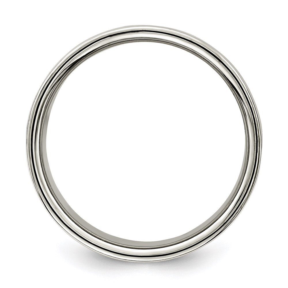 Sterling Silver 10mm Lightweight Flat Size 5 Band Ring