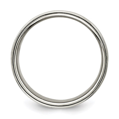 Sterling Silver 10mm Lightweight Flat Size 5 Band Ring