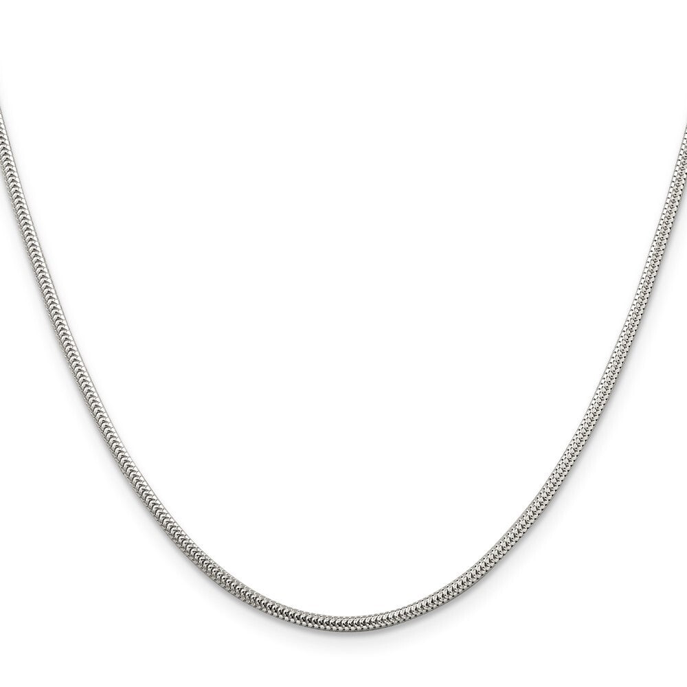 Sterling Silver 1.6mm Round Snake Chain