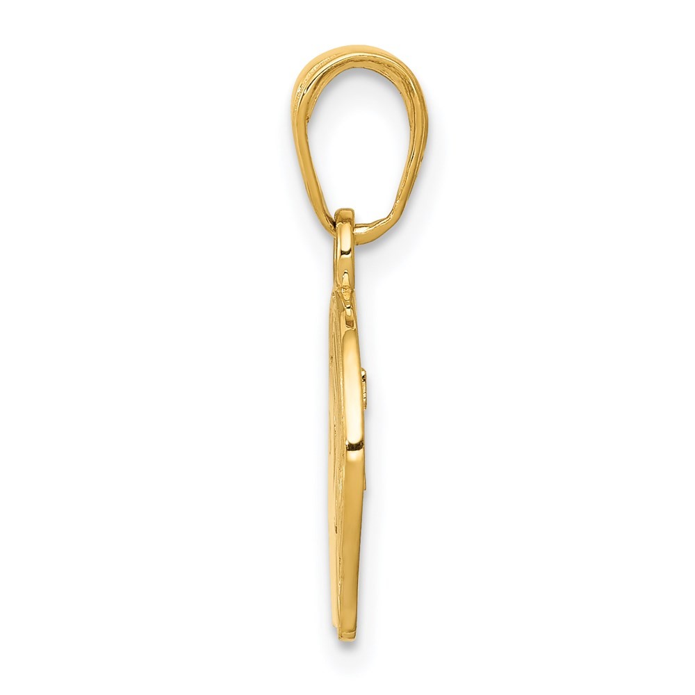 14k Yellow Gold Boy Charm Pendant