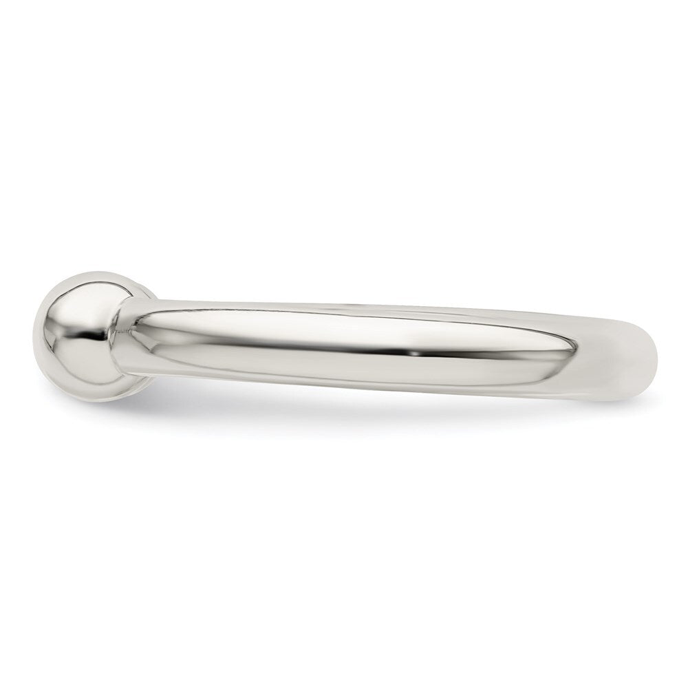 Sterling Silver Tube Ring Size 6