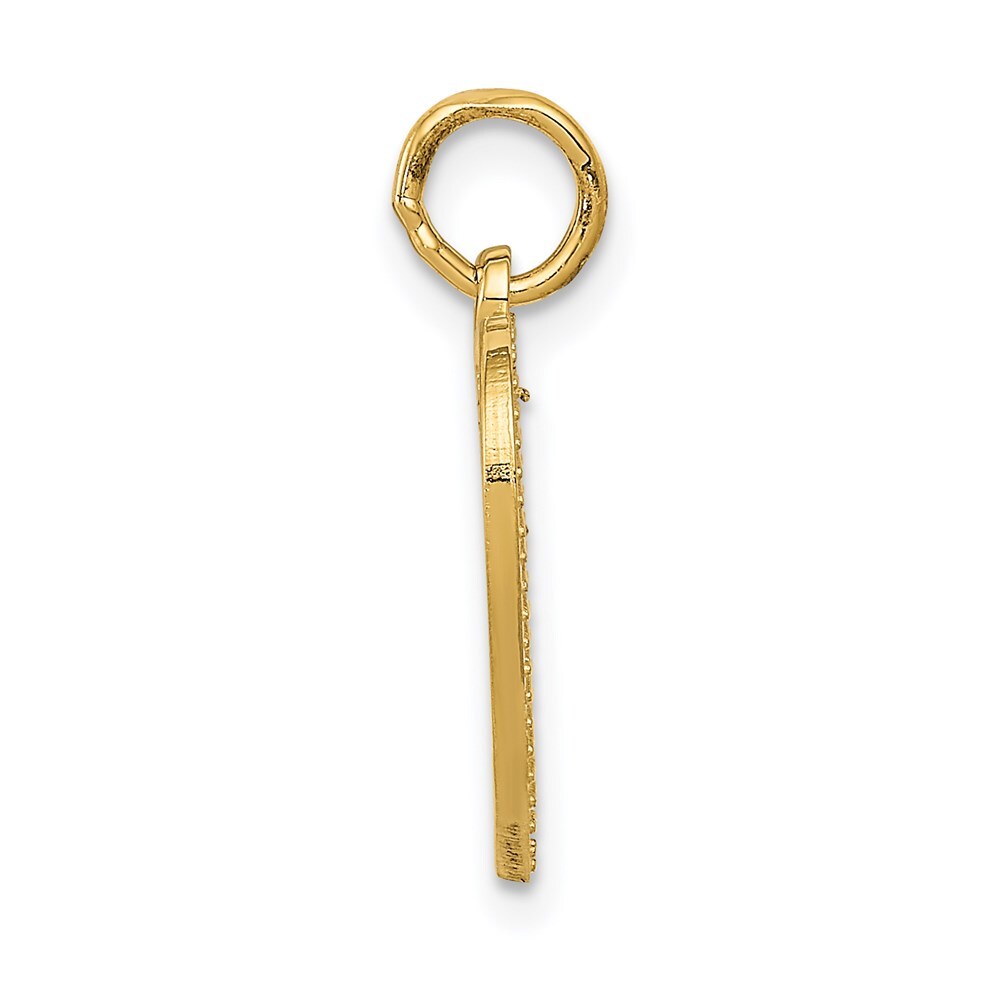 14k Yellow Gold VERY SPECIAL SIS Charm Pendant for Women
