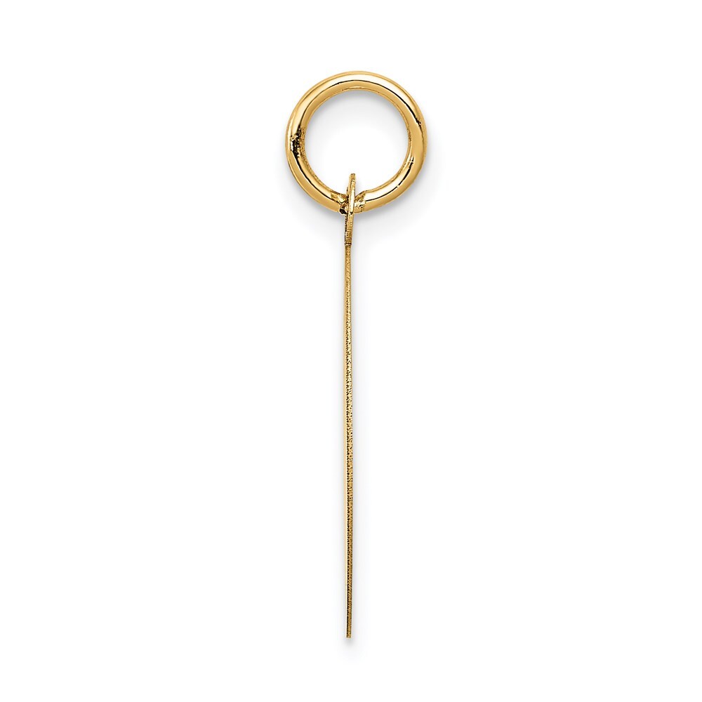 14k Yellow Gold HAPPY ANNIVERSARY Charm Pendant for Women