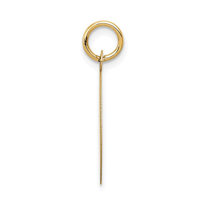 14k Yellow Gold HAPPY ANNIVERSARY Charm Pendant for Women