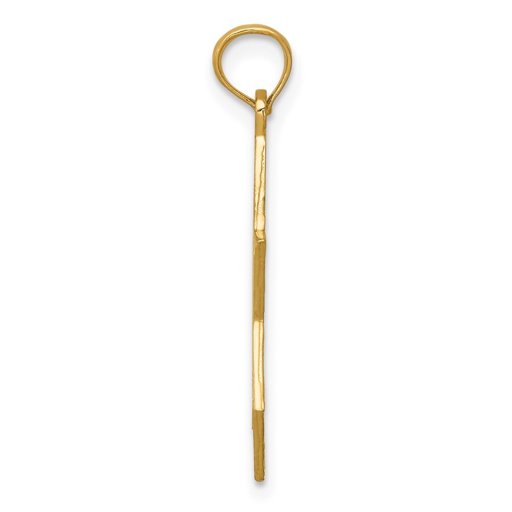 14k Yellow Gold Star of David Pendant