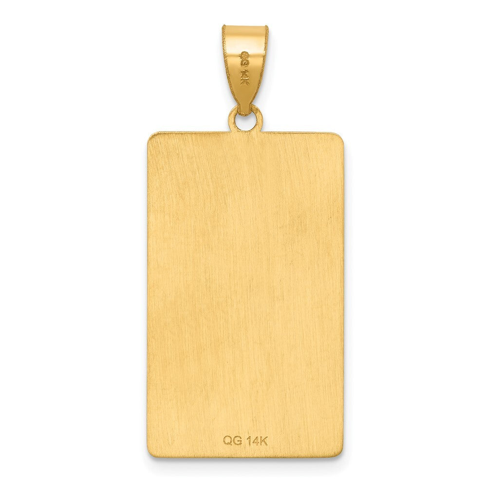 14k Yellow Gold The Empress Tarot Card Pendant for Women