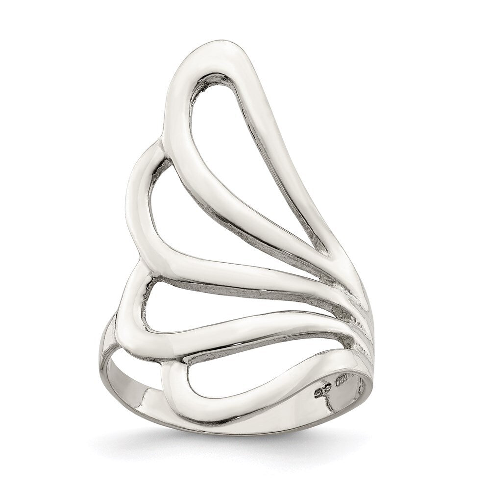 Sterling Silver Fancy Ring Size 6