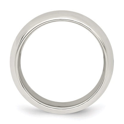 Sterling Silver 7mm Comfort Fit Size 12.5 Band Ring