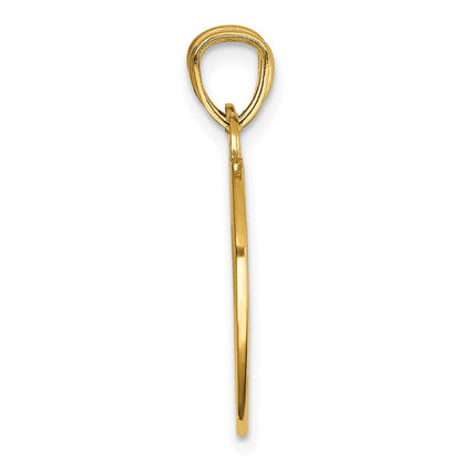 14k Yellow Gold BEST FRIENDS Heart Break Apart Pendants for Women