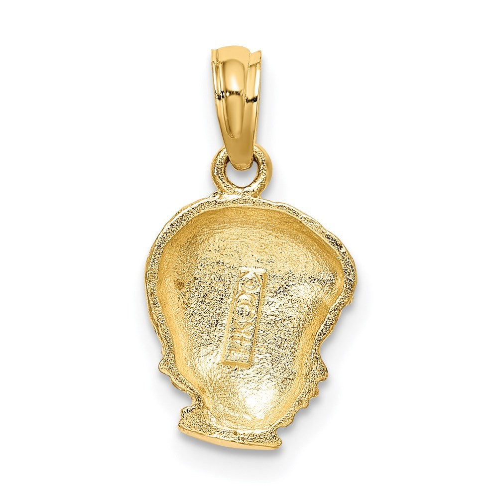 14k Yellow Gold Boy Head Charm