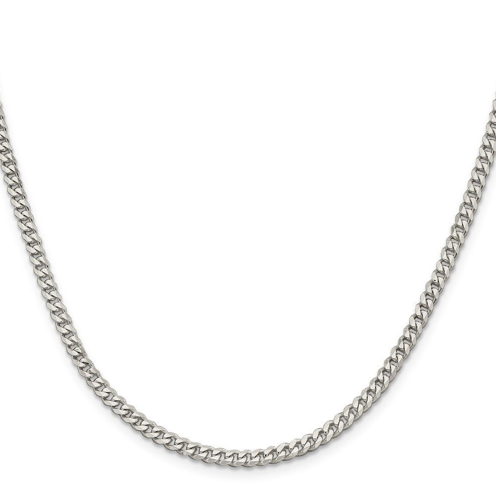 Sterling Silver 3.5mm Curb Chain Necklace