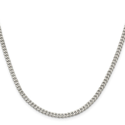 Sterling Silver 3.5mm Curb Chain Necklace