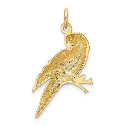 14k Yellow Gold Yellow Gold Parrot Charm