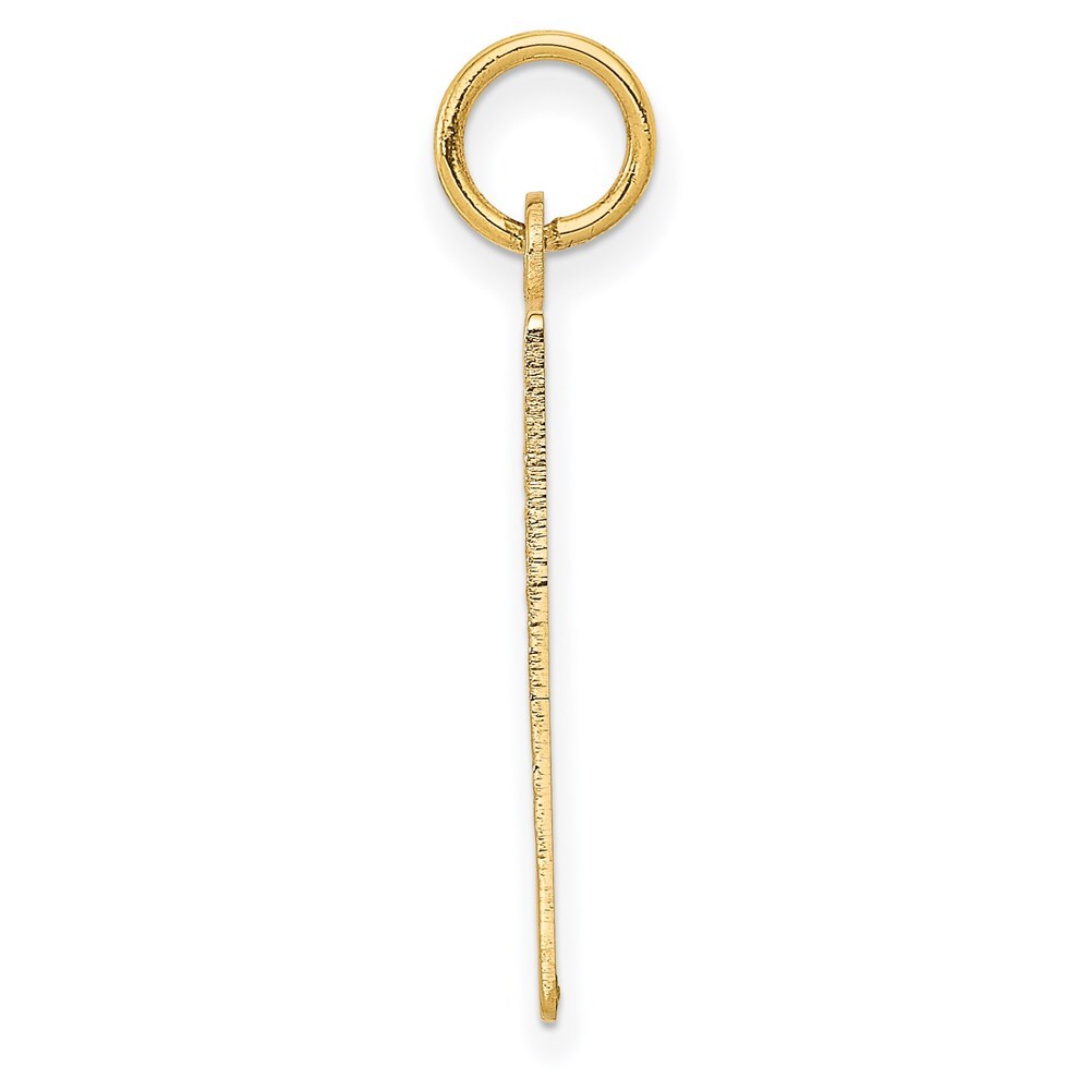 14k Yellow Gold Monday the First Day Calendar Pendant