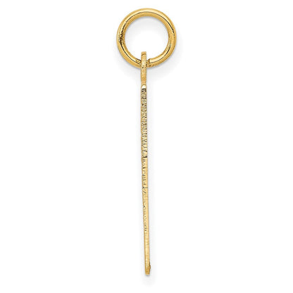 14k Yellow Gold Monday the First Day Calendar Pendant