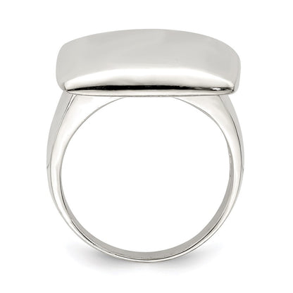 Sterling Silver Solid Ring Size 8
