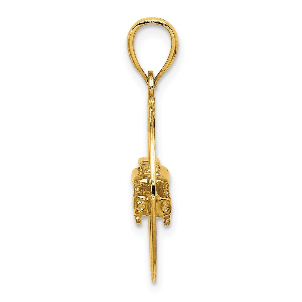 14k Yellow Gold SAN FRANCISCO Cable Car Charm