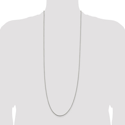 Sterling Silver 1.5mm Round Box Chain