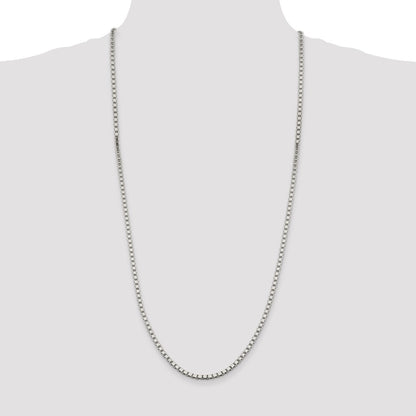 Sterling Silver 3.25mm Box Chain