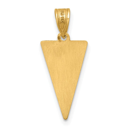 14k Yellow Gold Class Of 2026 Rally Flag / Graduation Charm Pendant for Women