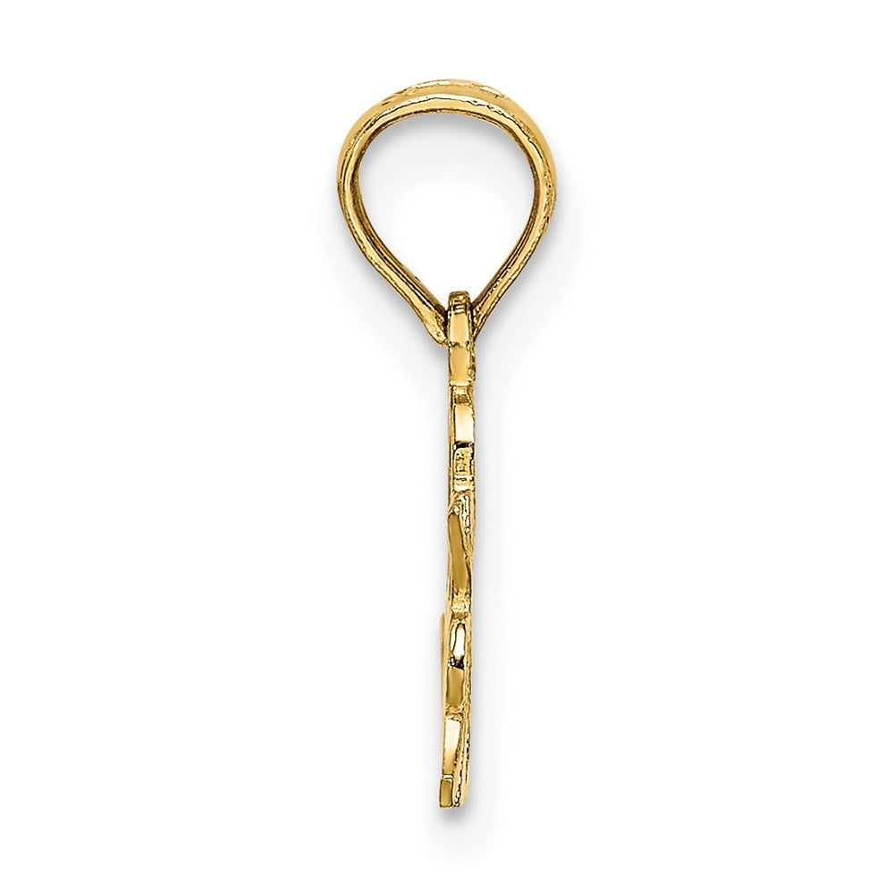 14k Yellow Gold I HEART MY JEWELER Charm