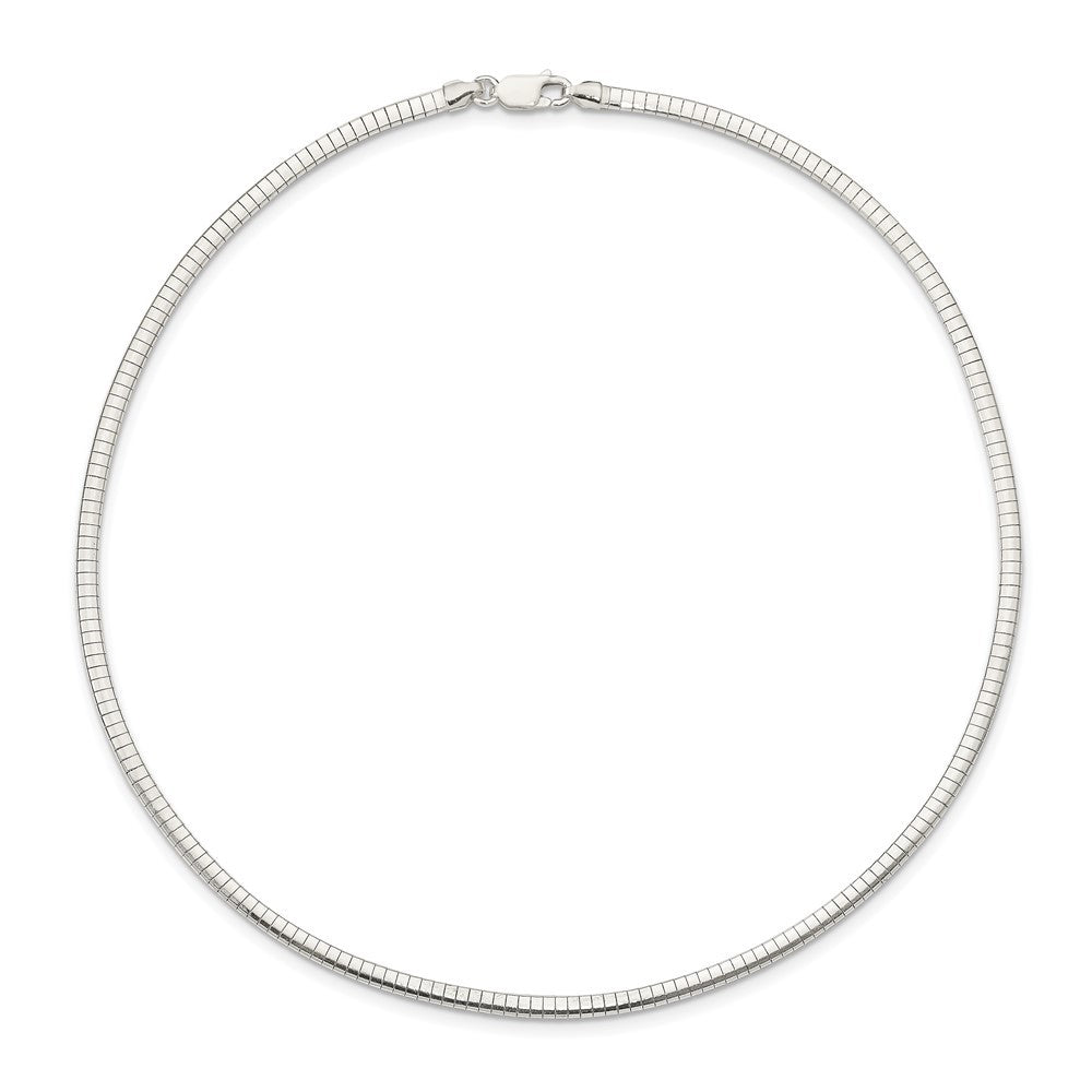 Sterling Silver 3mm Cubetto Necklace