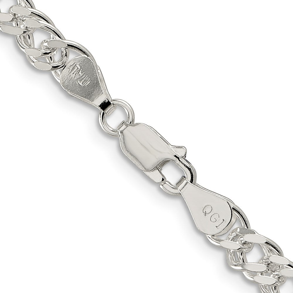 Sterling Silver 5.5mm Rambo Chain Necklace