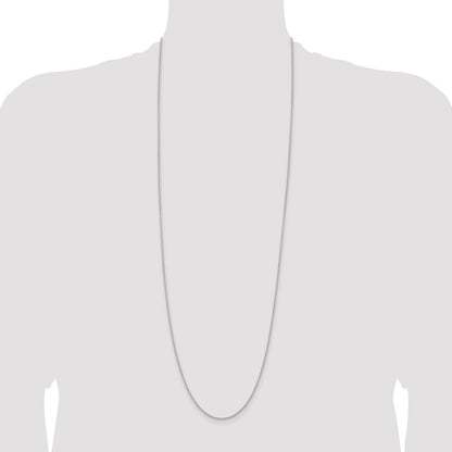 Sterling Silver 1.6mm Round Spiga Chain