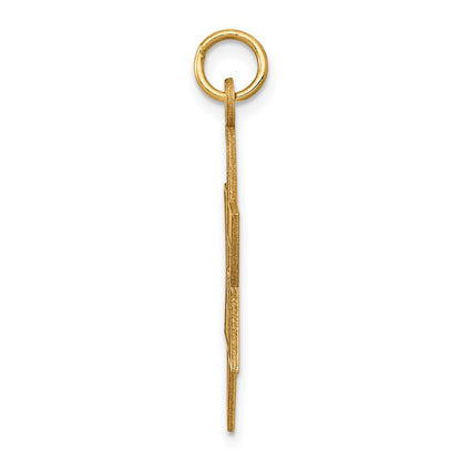 14k Yellow Gold Laser Designed Star of David Pendant