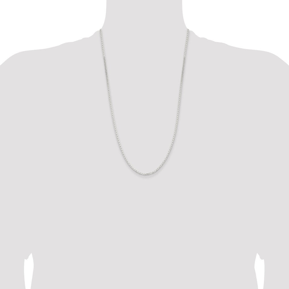 Sterling Silver 2.1mm Flat Anchor Chain