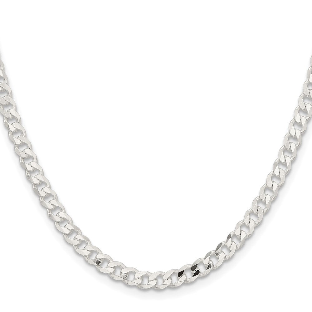 Sterling Silver 4.5mm Curb Chain Necklace