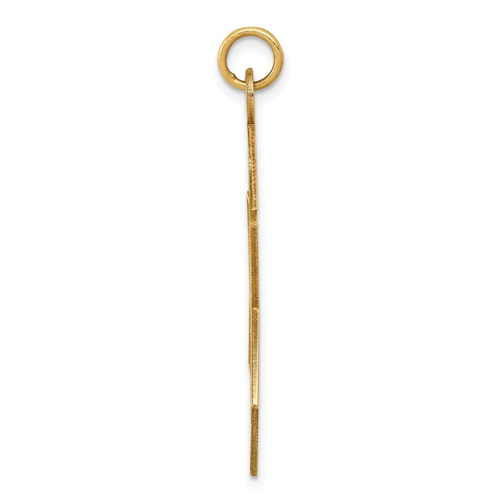 14k Yellow Gold Laser Designed Star of David Pendant
