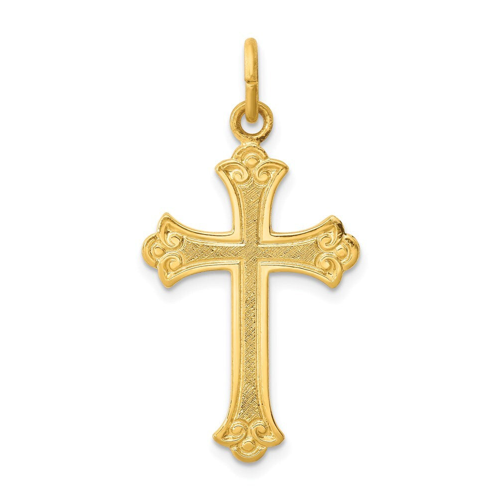 Sterling Silver & 24k Gold -plated Cross Pendant Holiday Gift for Women