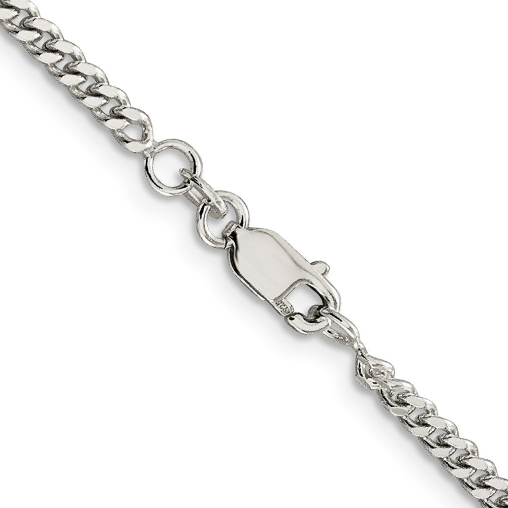 Sterling Silver 3mm Curb Chain Necklace