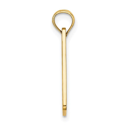 14k Yellow Gold Textured FT. MYERS FLORIDA License Plate Charm