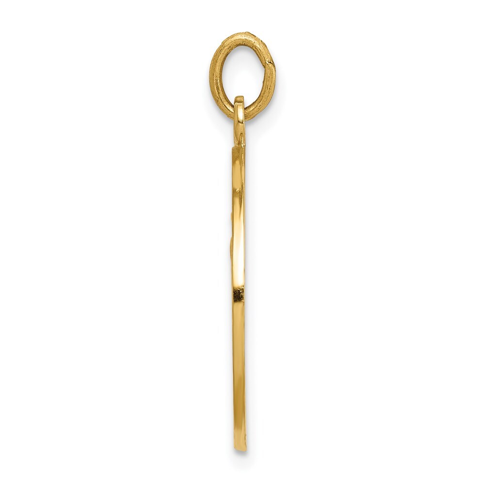 14k Yellow Gold Our Lady of Fatima Medal Pendant for Women