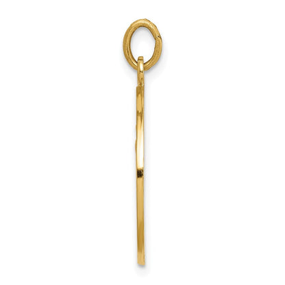 14k Yellow Gold Our Lady of Fatima Medal Pendant for Women
